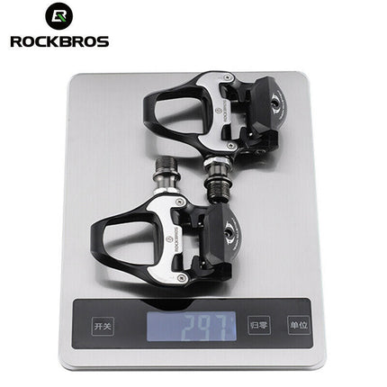 ROCKBROS automatiska landsvägspedaler i aluminium, kompatibla med Look KEO