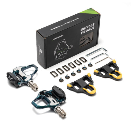 Shimano SPD-SL-kompatibla automatiska landsvägspedaler med ROCKBROS-klossar