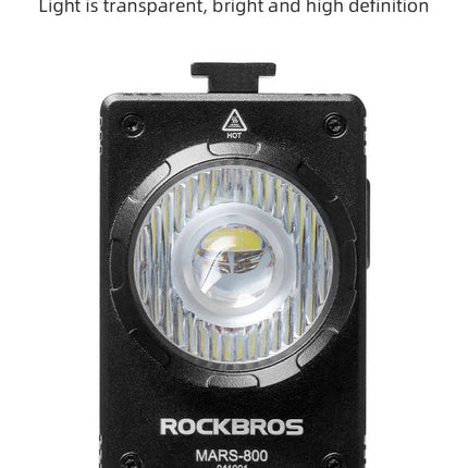 164Phare Vélo ROCKBROS  800 Lumens, IPX6