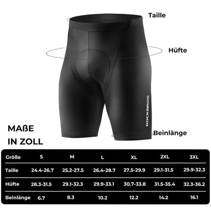 Herre cykelshorts med 3D-polstring ROCKBROS