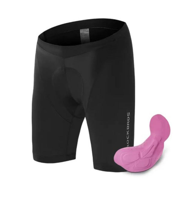 Pantaloncini da ciclismo da donna con fondello 3D traspirante