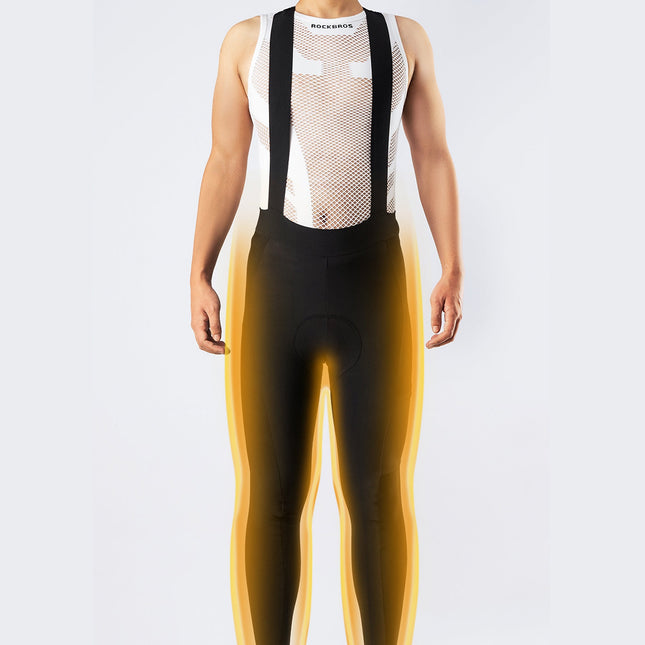 Pantaloncini da ciclismo termici con bretelle