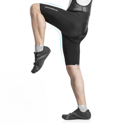 Culotte curta de ciclisme amb tirants reflectants ROCKBROS