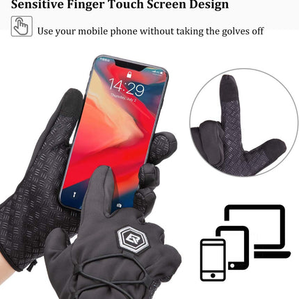 Žieminės ROCKBROS lietimui jautrios ir vėjo nepraleidžiančios pirštinės – daugiafunkcinės sporto 2