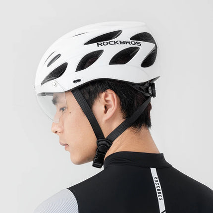 1608ROCKBROS Capacete de Bicicleta com Óculos 58-62cm