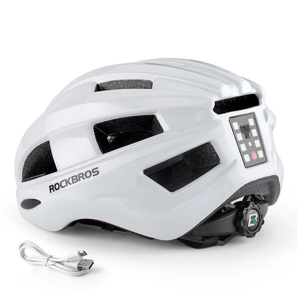 1471 Casco da bici leggero luminoso lampeggiante