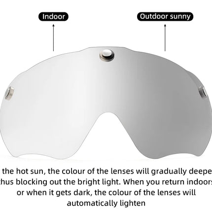 1608ROCKBROS Capacete de Bicicleta com Óculos 58-62cm