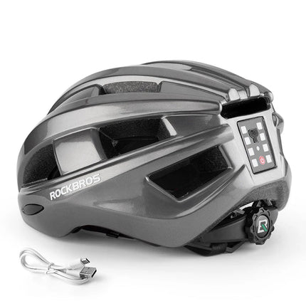 575Casque de vélo léger Lumineux Clignotant