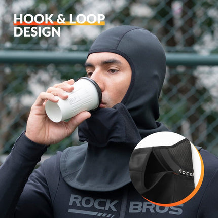 Cagoule thermique ajustable coupe-vent 4