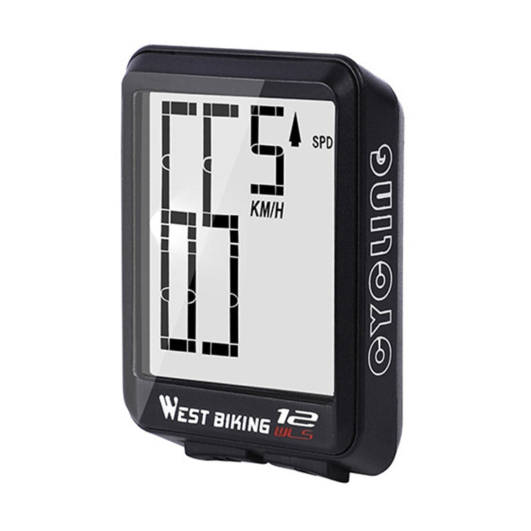Kabelloser Fahrradcomputer WEST BIKING (großes Display) – INFOYLOG