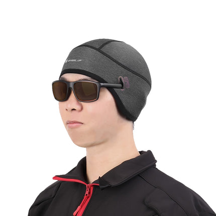 WHEEL UP 7255 Bonnet/Cache-cou vélo/ski chaud - Noir (sans trou)