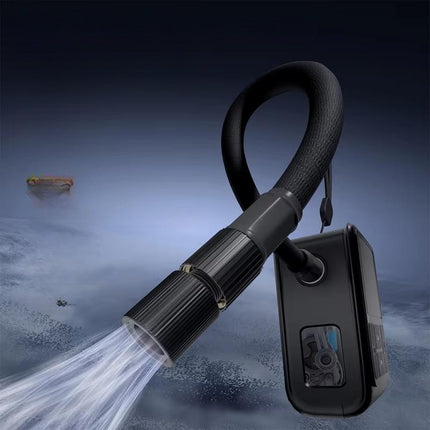 Mini elektrisk pump 130 PSI med skärm och USB-C WEST BIKING