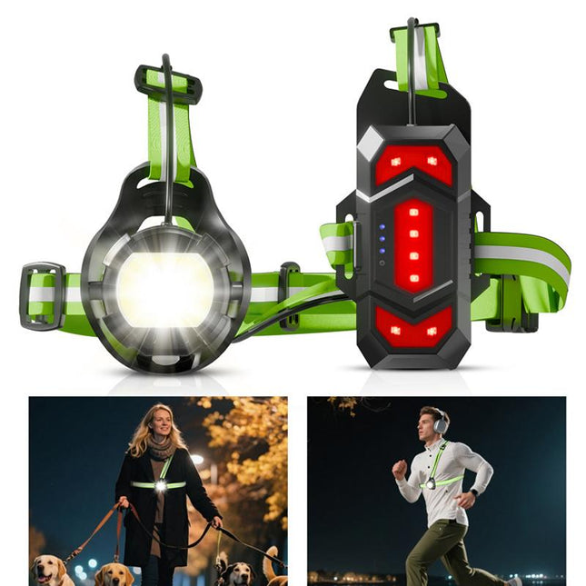 WEST BIKING Cycling Race Chest Warning Light