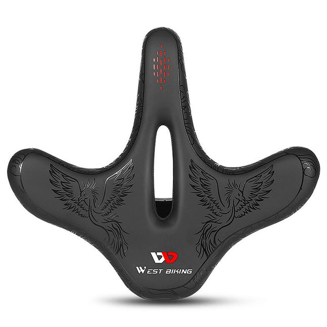 1973Sella bici confortevole ergonomica impermeabile larga