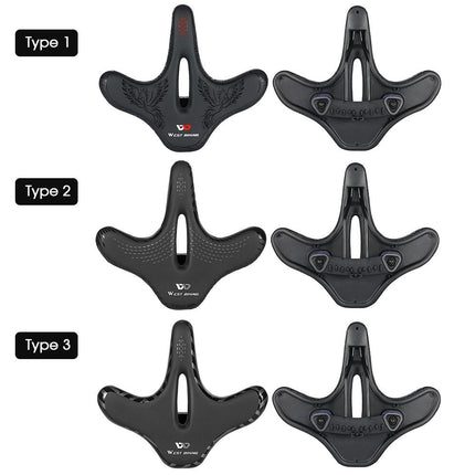 1973Sella bici confortevole ergonomica impermeabile larga