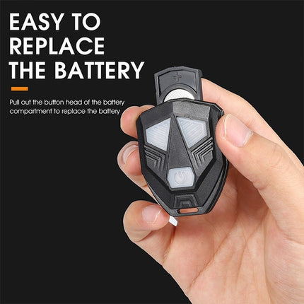 1886 Waterproof LED Bicycle Rear Light USB with Remote Control 5 m and Alarm