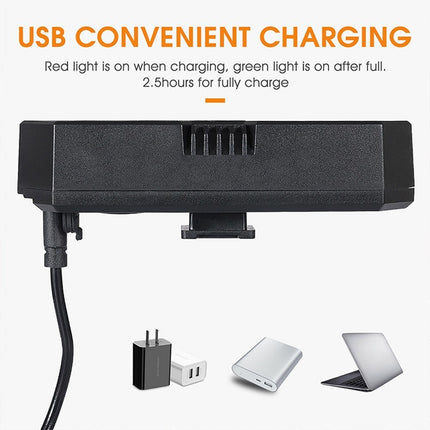 1886 Waterproof LED Bicycle Rear Light USB with Remote Control 5 m and Alarm