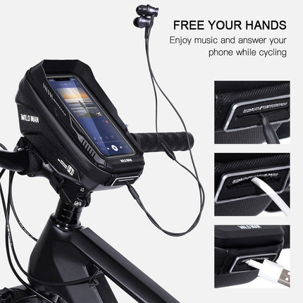 2073Bolsa de tubo superior 1L impermeable con pantalla táctil