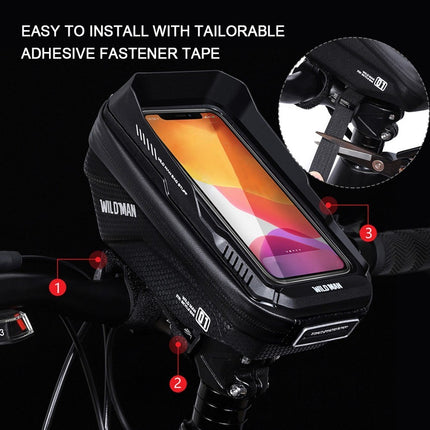 2073Bolsa de tubo superior 1L impermeable con pantalla táctil