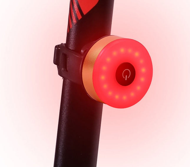 Zadní bezpečnostní LED světlo s výstrahou pro kolo WEST BIKING
