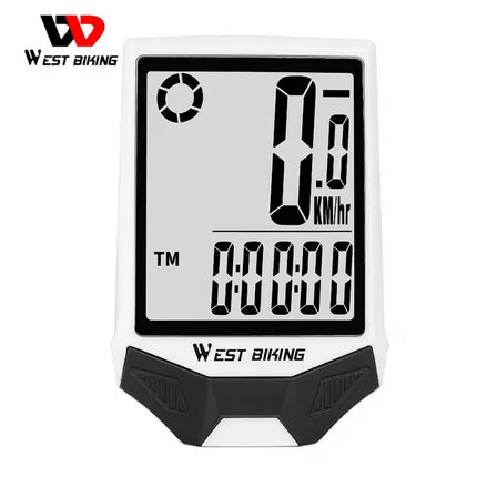 Contador de bicicleta sem fios multifunções WEST BIKING