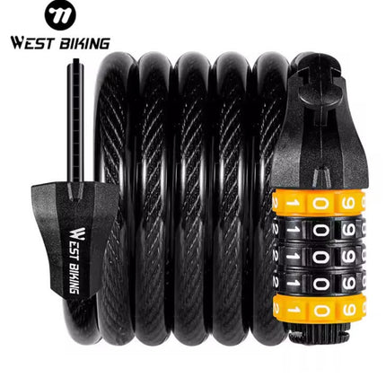 Cadeado de bicicleta com código WEST BIKING