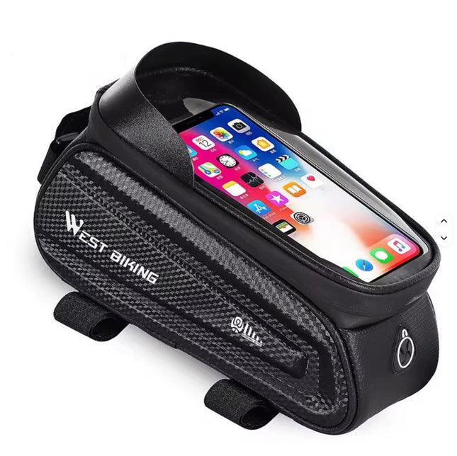Bolsa de guiador com ecrã tátil WEST BIKING