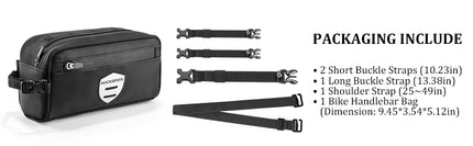 Sacoche de guidon avec bandoulière amovible