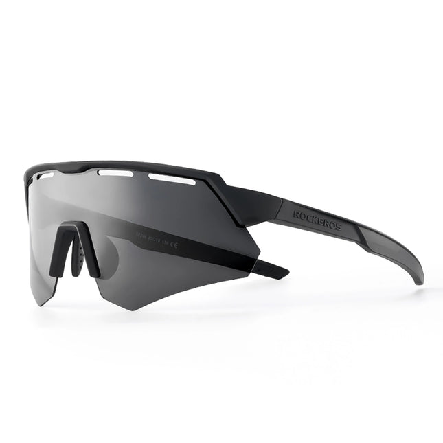 Gafas de ciclismo polarizadas con protección UV e inserto corrector - Gris