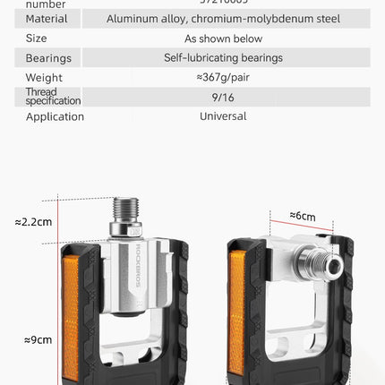 331 Foldable ROCKBROS Bike Pedals
