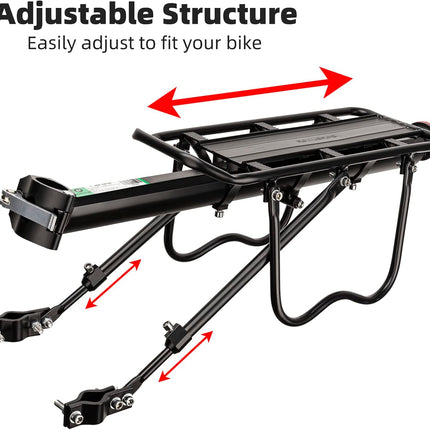 1264Porte Bagages Vélo Arrière VTT Fixation Tige de Selle