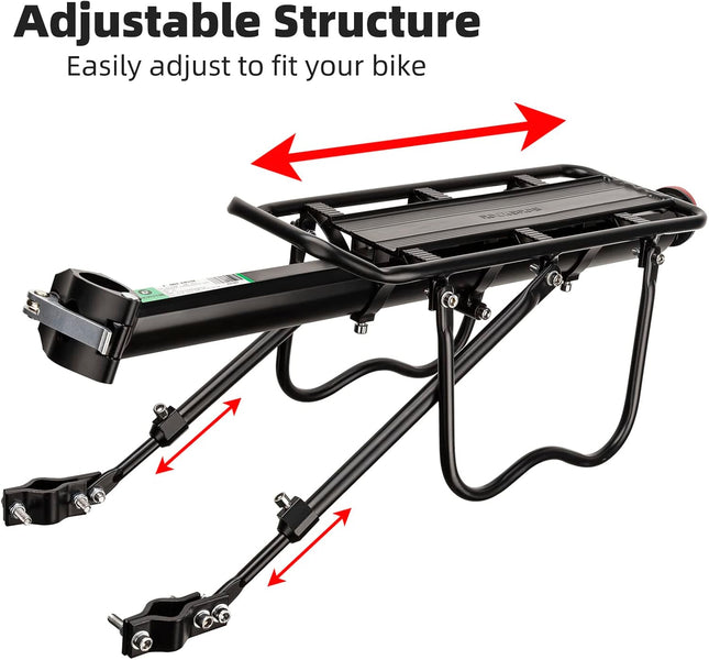 1264Porte Bagages Vélo Arrière VTT Fixation Tige de Selle