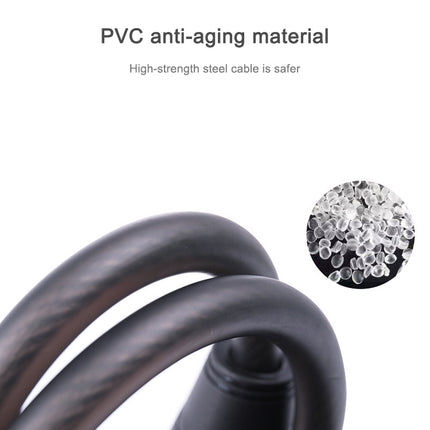 WHEEL UP Antivol vélo/VTT à code câble acier (12 m)