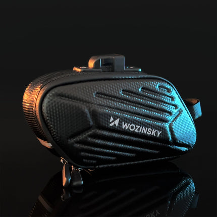 Bolsa de sillín de bicicleta impermeable Wozinsky 1.5L - Negro