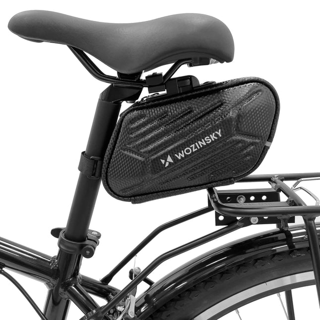 2520Borsa da sella per bicicletta impermeabile Wozinsky 1.5L - Nero