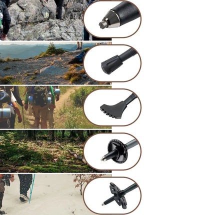 Justerbar stav för nordisk gång och trekking QUNATURE