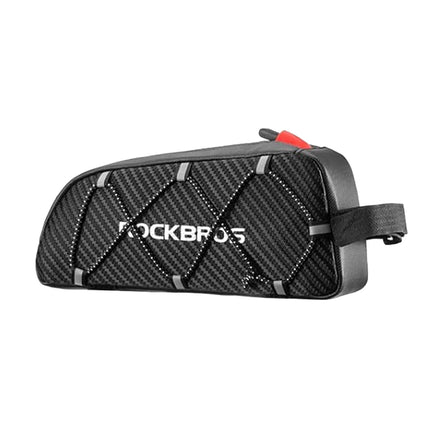 603Sacoche de cadre pour vélo Rockbros 039BK 1 l avec tresse - noir