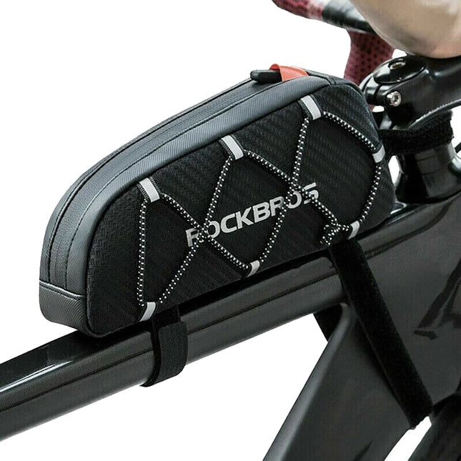 603 Frame bag for Rockbros 039BK 1 l bike with braid - black