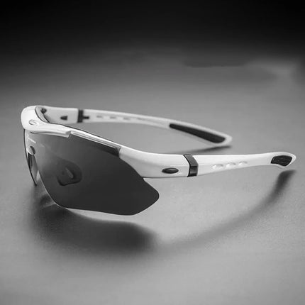 1581 Polarized Rockbros 10002 Cycling Glasses - White