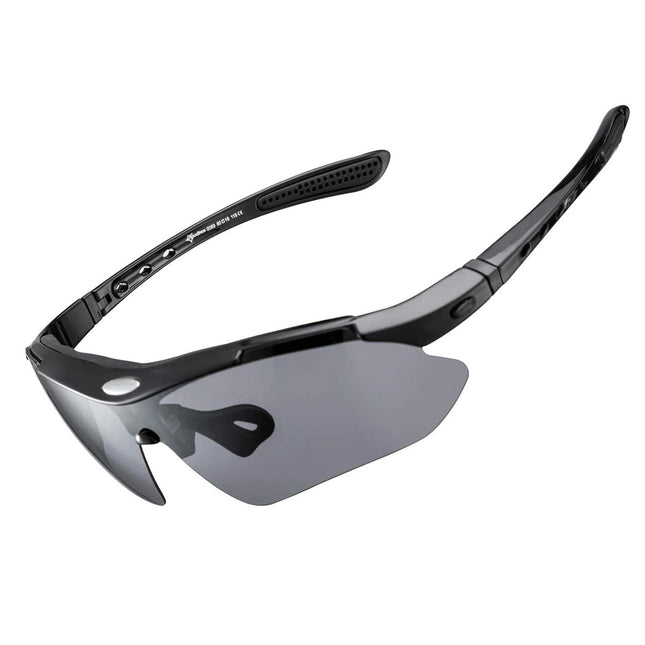 2242Rockbros 10003 Lunettes de vélo polarisées - Noir