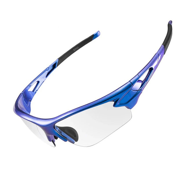 417 Occhiali da ciclismo fotocromatici UV400 Rockbros 10069 - blu