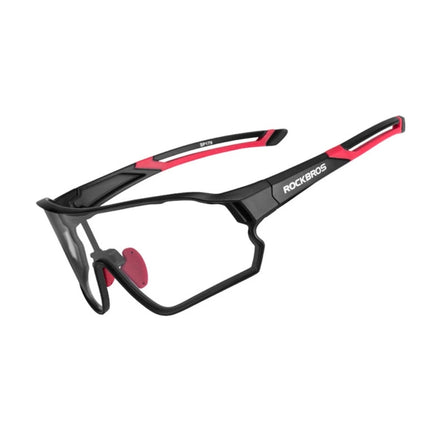 1798Rockbros 10135 gafas de ciclismo fotocromáticas UV400 - negro y rojo