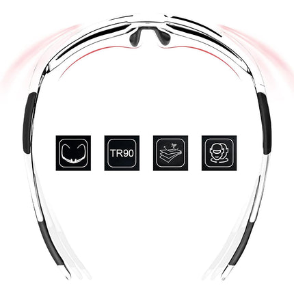 677 Polarized Rockbros 10183 Cycling Glasses - Blue