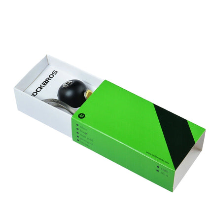 1729Sonnette de vélo retro Rockbros 15-1BBK - Negra