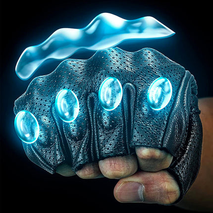 206 Guantes de Cuero Rockbros - Negros