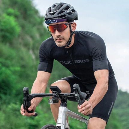921Casquette da ciclismo Rockbros 18230005001 con visiera - nero