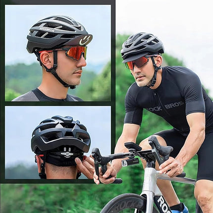 921Casquette da ciclismo Rockbros 18230005001 con visiera - nero