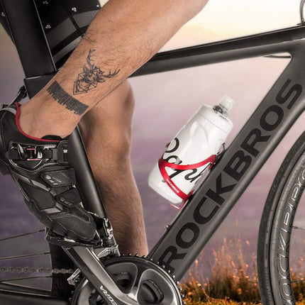 Porte-Bidon Vélo ROCKBROS  en Aluminium rouge