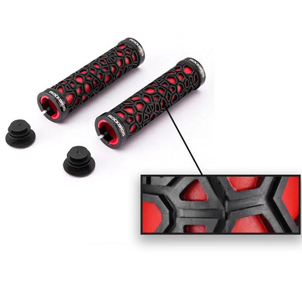 1573 Rockbros red and black bicycle handles