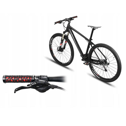 1573 Rockbros red and black bicycle handles